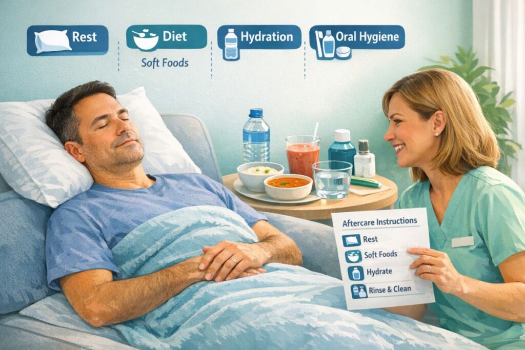 oral surgery aftercare tips