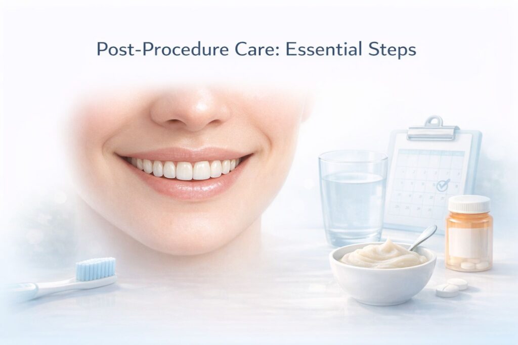 post full mouth reconstruction care